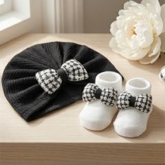 Baby Cap and Socks Set 2 Piece