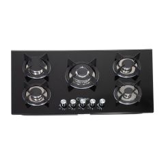 Clikon Glass Gas Hob 5 Burner