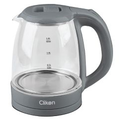 Clikon Glass Kettle 1.8L 1500W