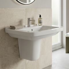 Parish Wash Basin with Half Pedestal