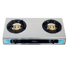 Clikon 2Brner S/S Stl Gas Stov