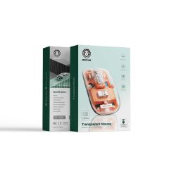 Green Lion Transparent Wireless Mouse