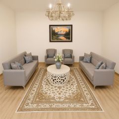 Ansar Tuxedo Sofa Set (2x3 Seater & 2x1 Seater)