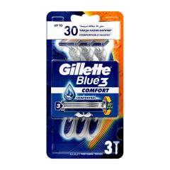 Gillette Blue 3 Comfort Razor 3 Pieces Pack