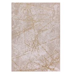 Allora Cream & Gold Carpet - E989A