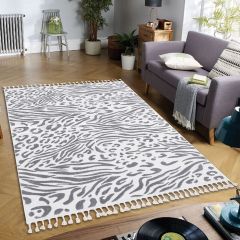 Ipek Luxury Carpet Ipl-11705-100X500 White/Grey
