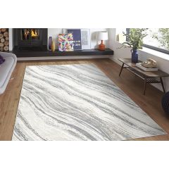 Athena Carpet Cream/Blue At-C0745A-45X75