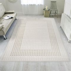 Flora Carpet-F332A Cream 100x200cm