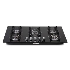 Clikon Five Burners Glass Gas Hob CK4297