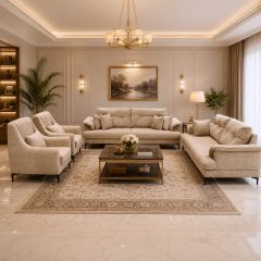 Armania Modern Sofa Set 3+3+1+1