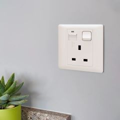 Switch Sngl Socket Wth Usb 10Y