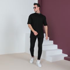 Mens T-Shirt-Black-L