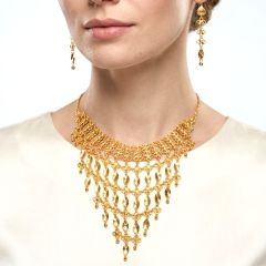 Golden Necklace Set