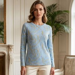 Ladies Printed Blouse Long Sleeve