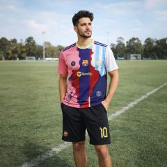 Men Football Kit Barcelona Style