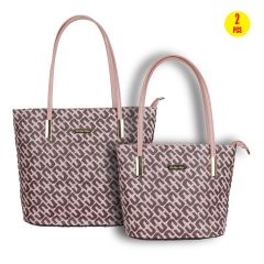 Ladies Bag 2 Pieces Print Medium Size