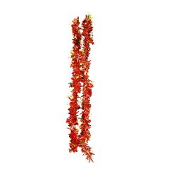 Decoration Red & Gold Tinsel Garland