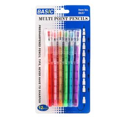 Basic 12 Multi points 6 Pencils