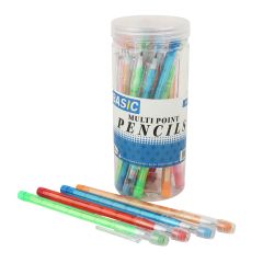 Basic Multi Point Pencils Jar 20 Pieces