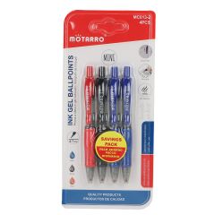 Motarro Ink Gel Ballpoints Pen 4 Pieces