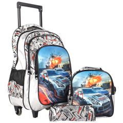 Kids Trolly Bag Character Boys