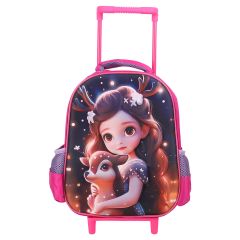 Trolly & Back Pack Bag For Girls MB-80868