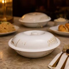 Melamine Bowl with Lid 10 Inch