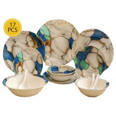 Melamine Dinner Set 17 Pieces
