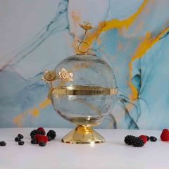 Glass Bowl Small With Lid