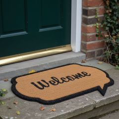 Welcome PVC Coco Door Mat 60x90cm