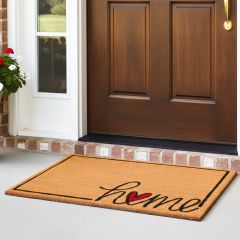 Home Written PVC Coco Mat 60x90cm