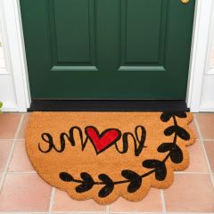 Home Written PVC Coco Door Mat 60x90cm