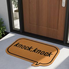 Printed PVC  Natural Coir Door Mat 60x90cm