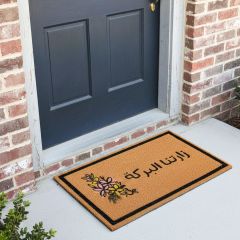 Printed PVC Coco Door Mat 45x75cm