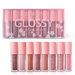 ملمع شفاه كيفن آند كوكو جلوسي 8 ألوان