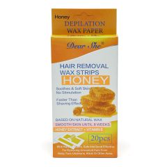 Dear She Depilation Wax Paper 20 Honey