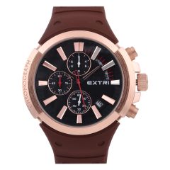 Men Rubber Strap Watch