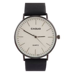 Caquo Gents Leather Strap Analog Watch W-722