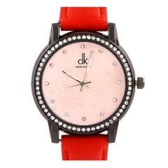 Deen Keen Ladies Leather Strap Analog Watch W-5045