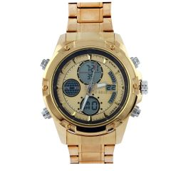 Vito Geneve Gents Metal Strap Analog & Digital Watch A048D-8