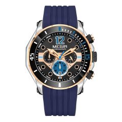 Gents Rubber Watch Blue