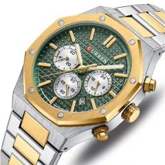 Gents Metal Watch Green