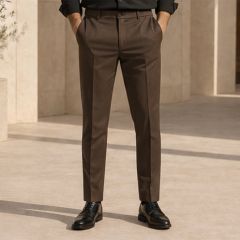 Slim Fit Formal Pant Plain