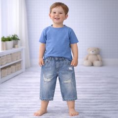 شورت جينز برمودا للأولاد
