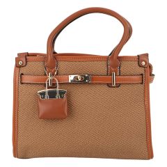 حقيبة يد نسائية بلونين