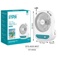 مروحة طاولة تعمل بالبطارية من وينينج ستار - ST-4052