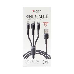 Yesido 3 in 1 Cable USB C Fast Charge