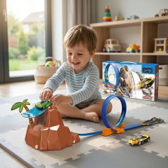 Alloy Catapult Cave Track Set