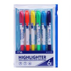 Highlighter Set 6 Pieces Pack M-23101B