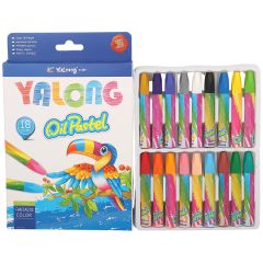 Yalong Color Pencil Oil Pastel 18 Pieces